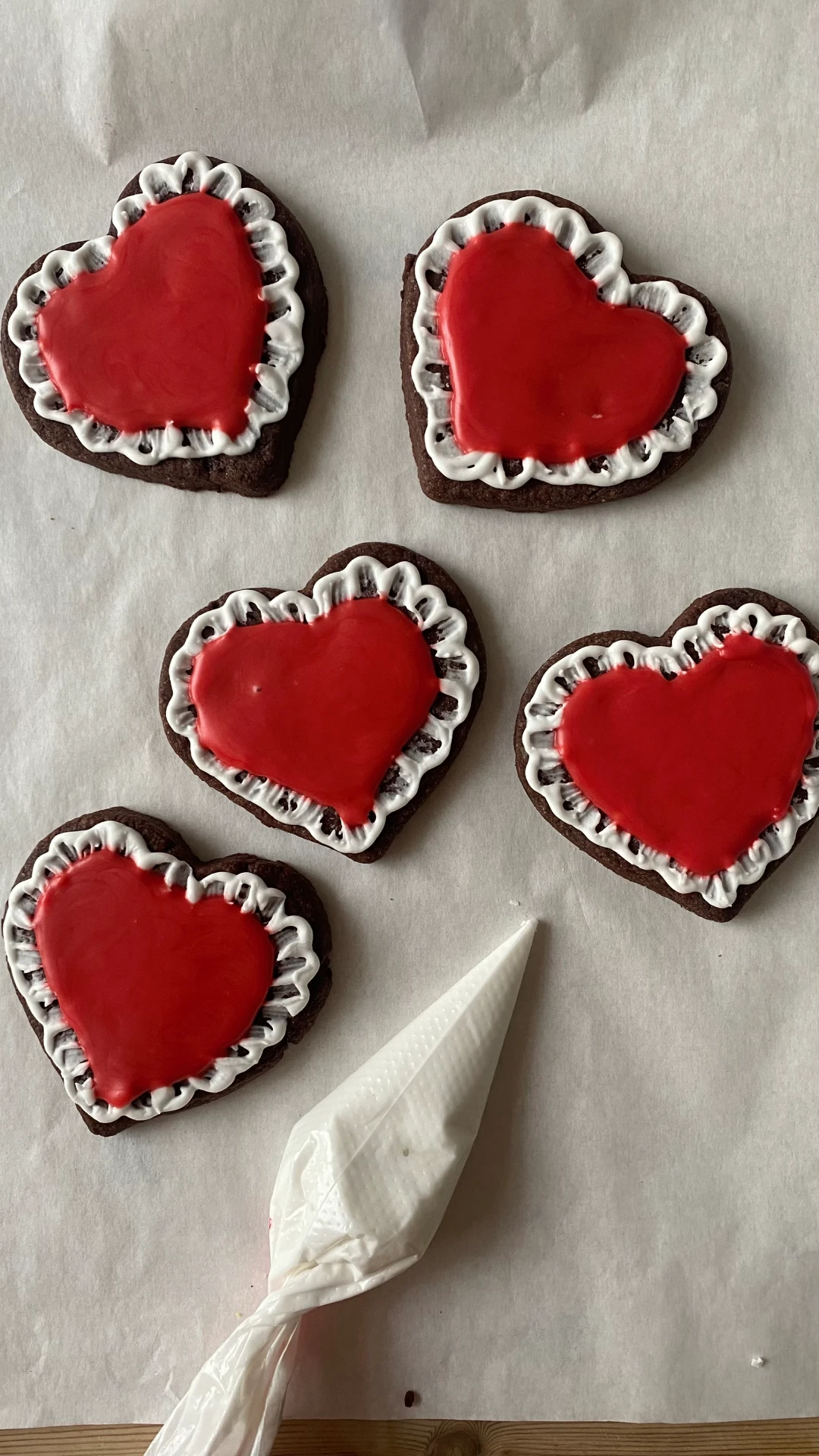 Heart biscuits